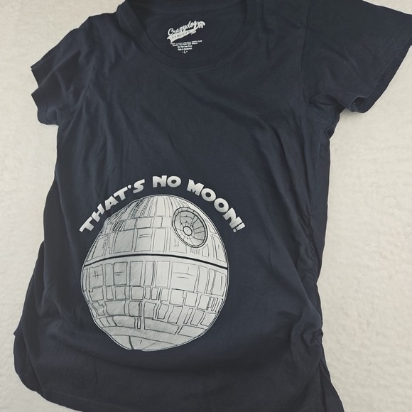 Maternity Thats No Moon Cute T Shirt Funny Pregnancy Announcement Baby Bump Tee - Picture 1 of 8